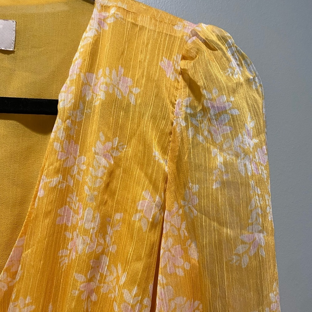 KEEPSAKE Embrace Mini Dress Golden Floral Size Small - Picture 12 of 12